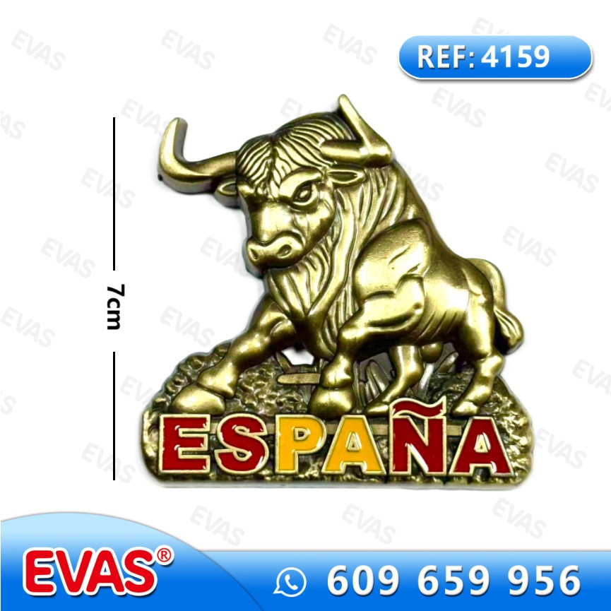Imán metalálico toro España