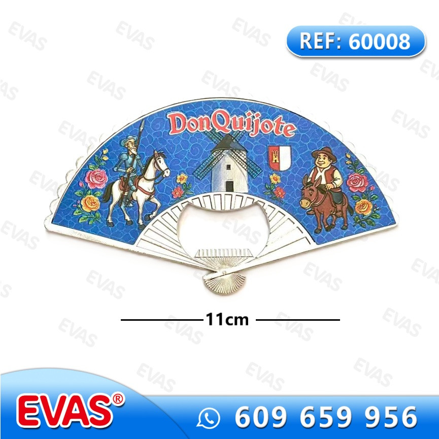 Imán abridor abanico D.Quijote