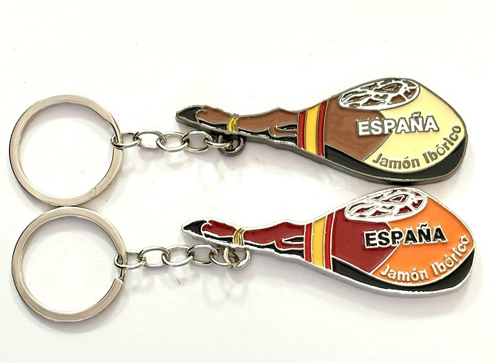 12 llaveros jamon iberico
