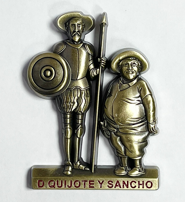 Imán  Don Quijote y Sancho