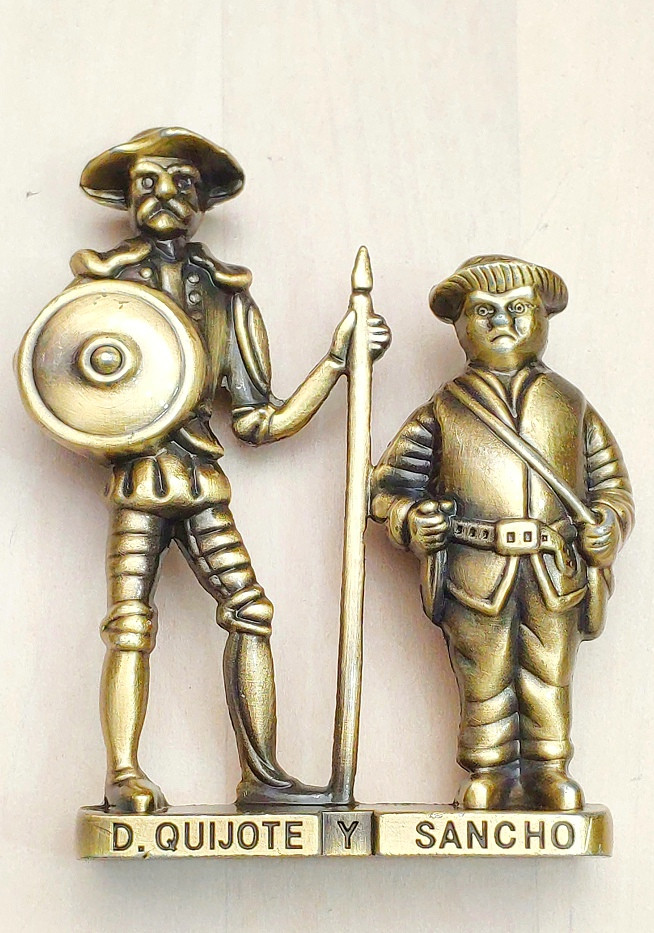 Don Quijote y Sancho ov