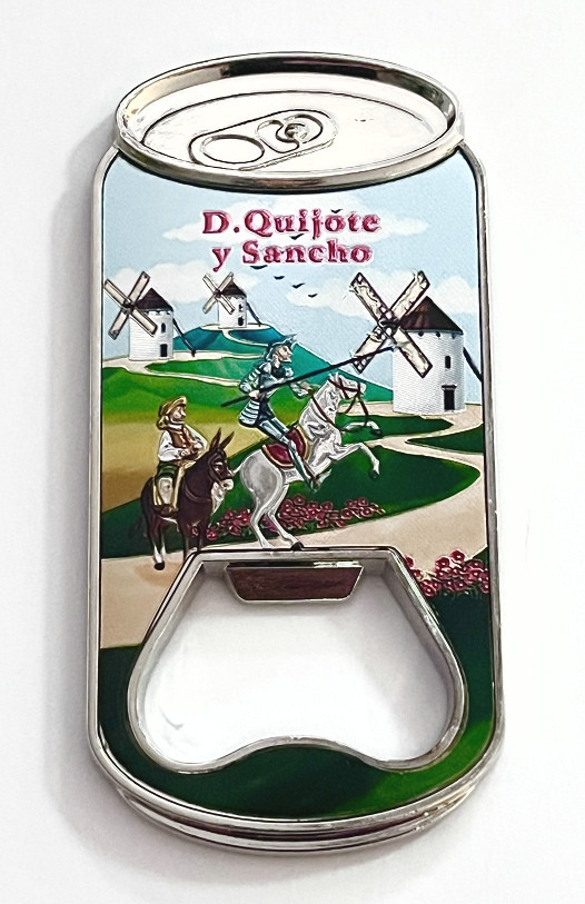 Imán abridor lata Don Quijote
