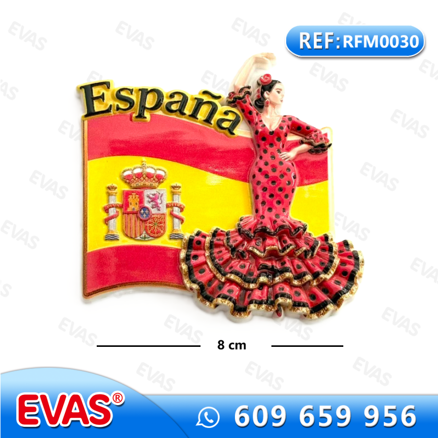 iman bailarina y mapa de España