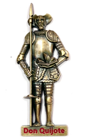 Imán  Don Quijote con armadura