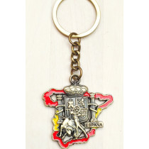 Llavero mapa y torero