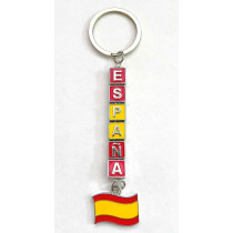 Llavero letra colgante España