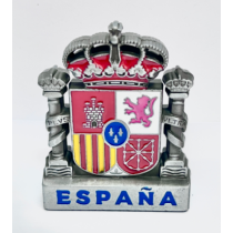 figura escudo de España metálica
