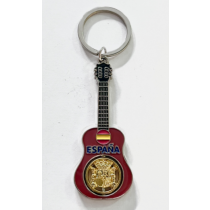 Llavero metal gilatorio guitarra de España