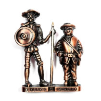Don Quijote y Sancho bronce