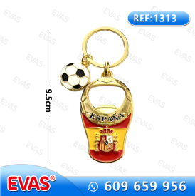 Llavero abridor futbol España