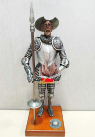 Don Quijote color plata vieja