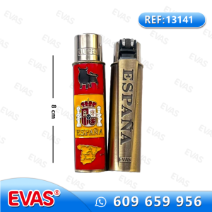 funda metalica con mechero clipper