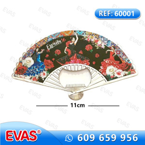 Imán abridor abanico flamenca