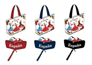 Bolsa de compra plegable bailarinas