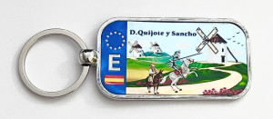 Llavero doble cara Don Quijote