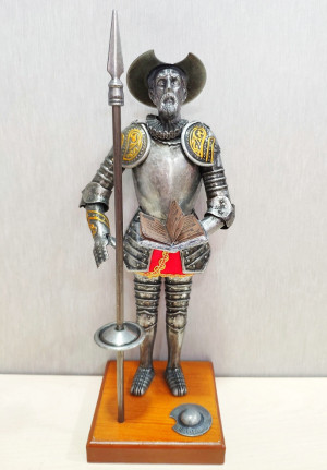 Don Quijote pintado a mano