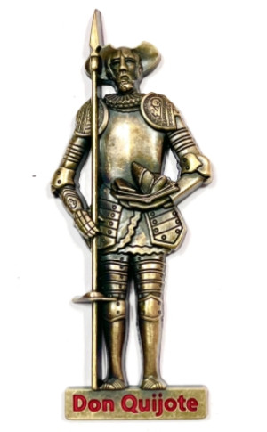 Imán  Don Quijote con armadura